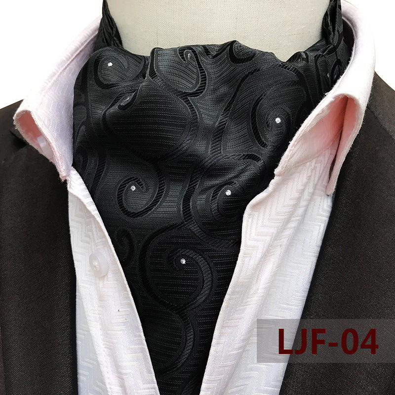 Men's Jacquard Polyester Scarf