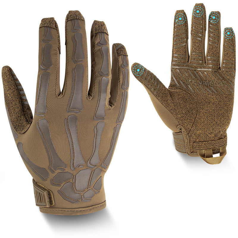 Men's Non-slip and Breathable Full Finger Touch Screen Tactical Gloves