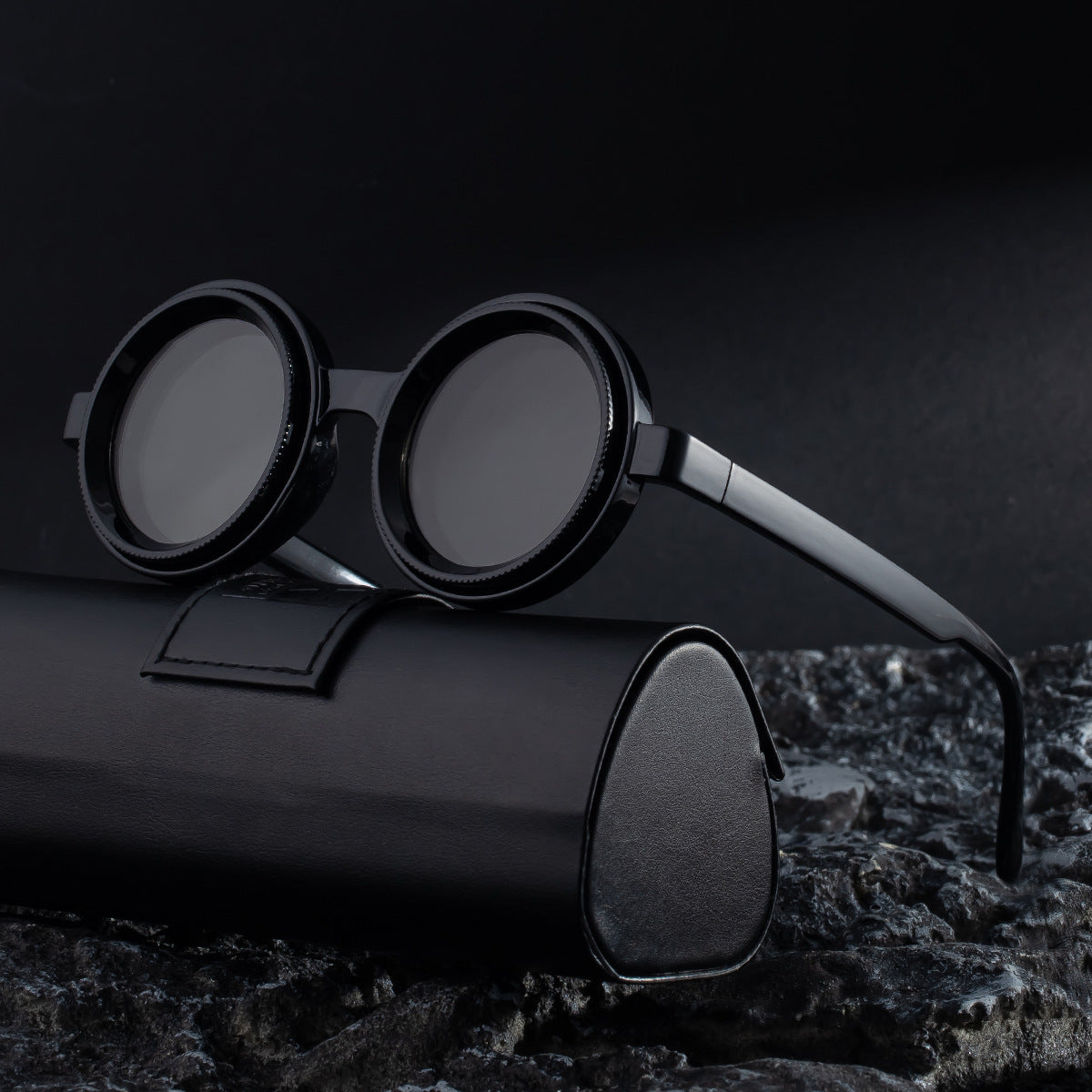 Sun Glasses Male Zoom Rotating Glasses Sun Protection