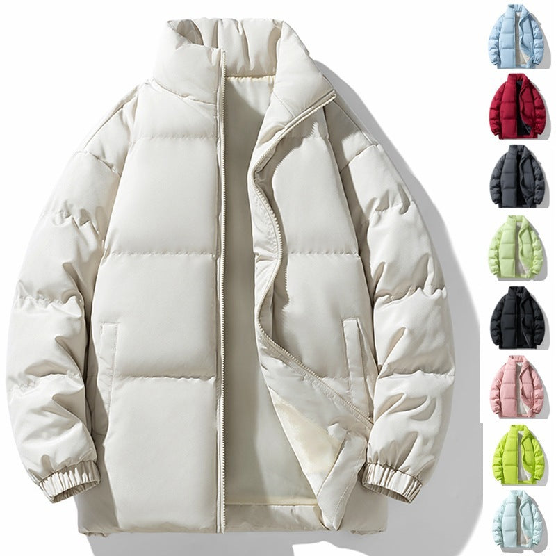 Men's Stand-up Collar Cotton-padded Coat Thick Warm-keeping And Cold-proof