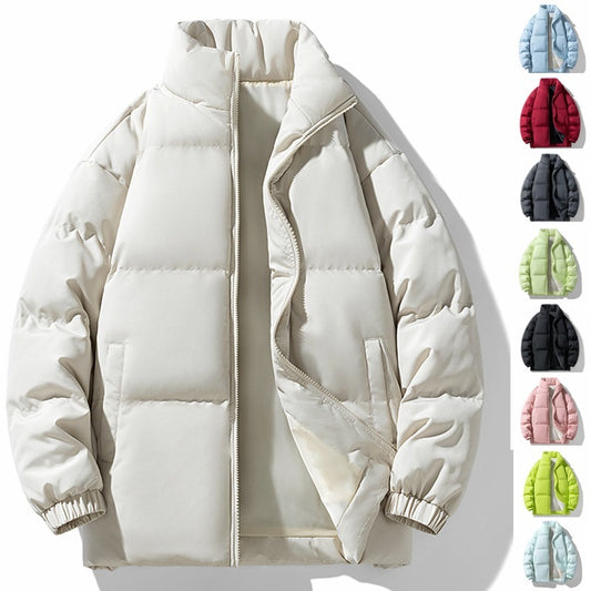 Men's Stand-up Collar Cotton-padded Coat Thick Warm-keeping And Cold-proof