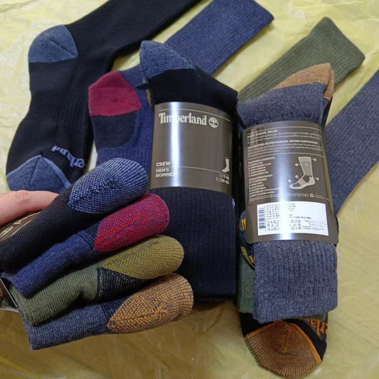 Men's Outdoor High-top Sports Socks Thick Thread Towel Bottom