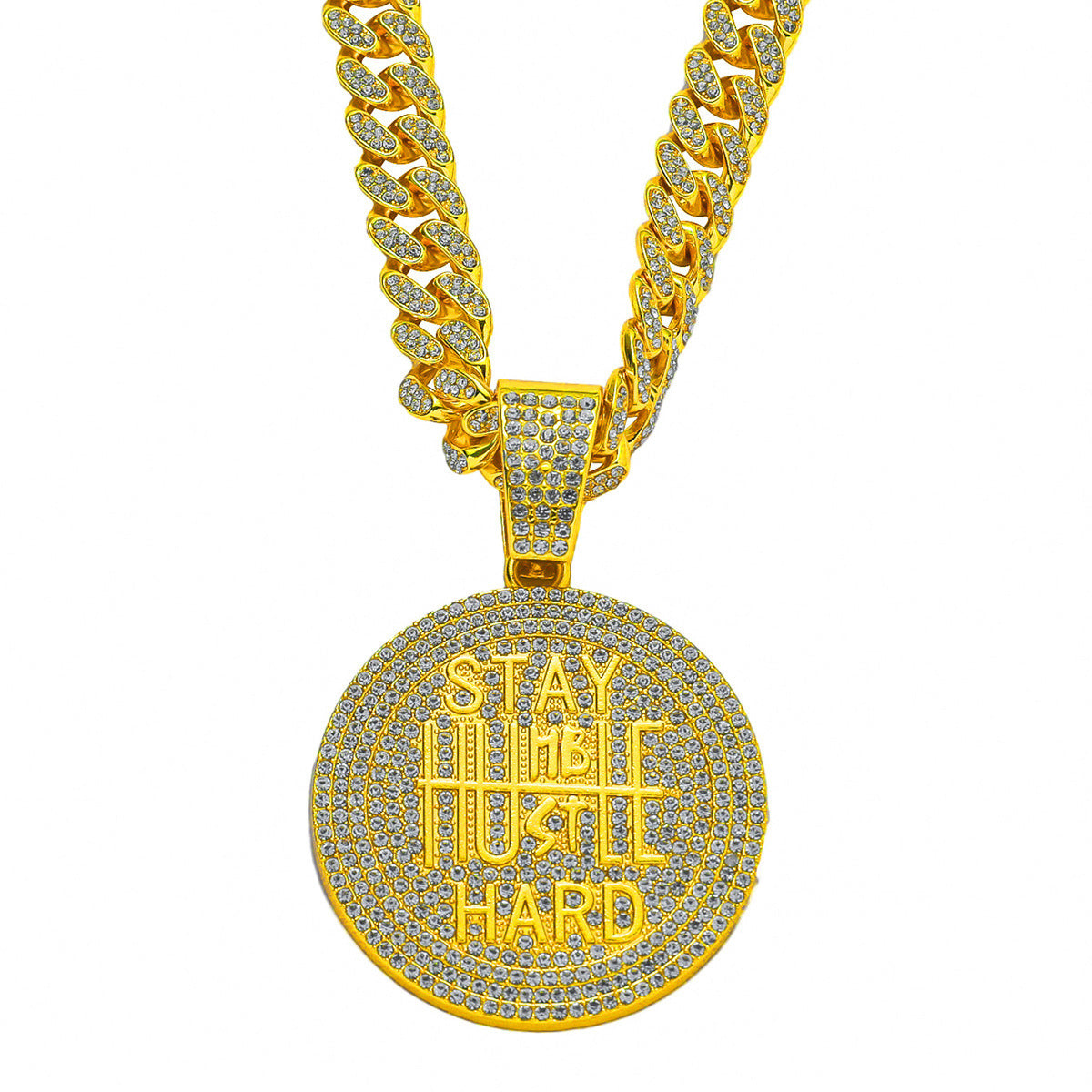 "Stay Humble Hustle Hard" Men's Necklace