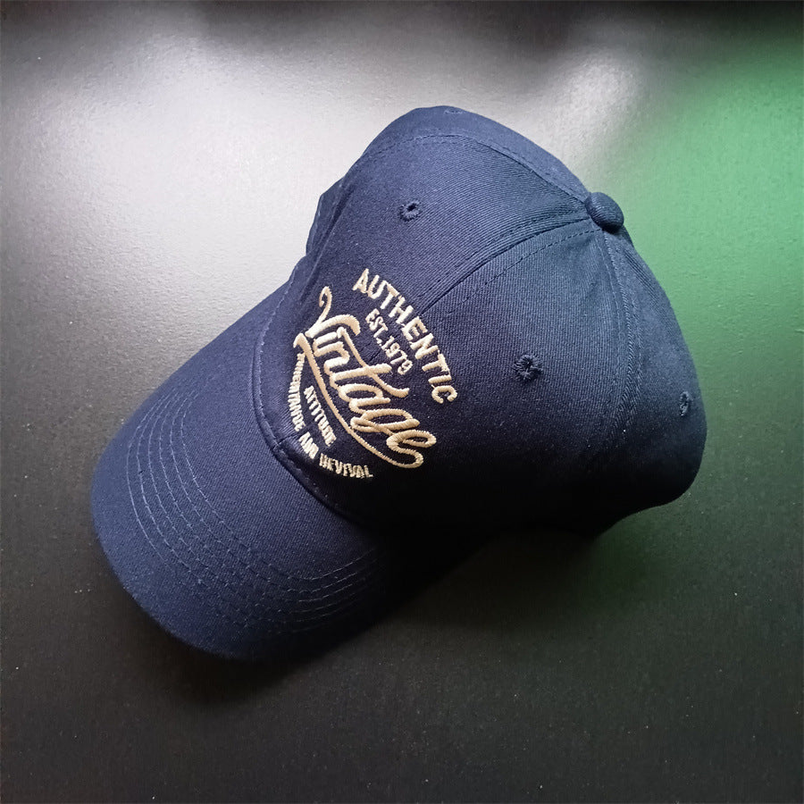 Letter Embroidery Baseball Cap For Men