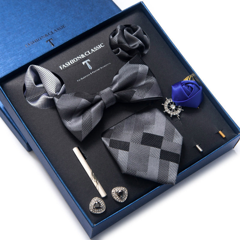 Men's 8-piece Tie Set