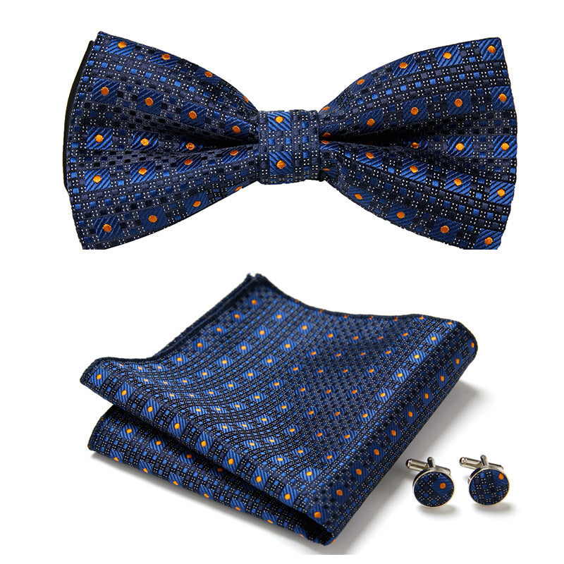 Men's Bow Ties Three Piece Set