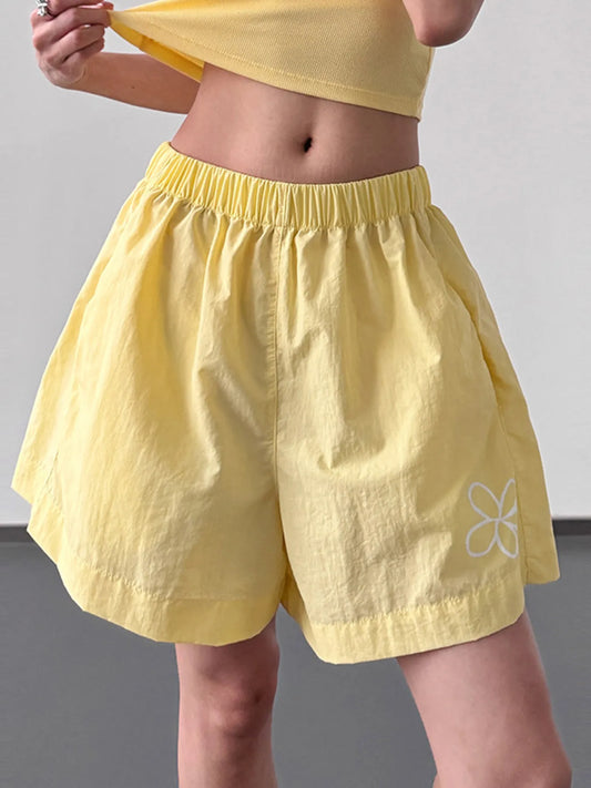 Elastic Waist Shorts