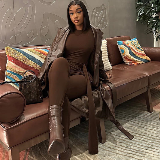 Long Sleeve Tight jumpsuit For Women