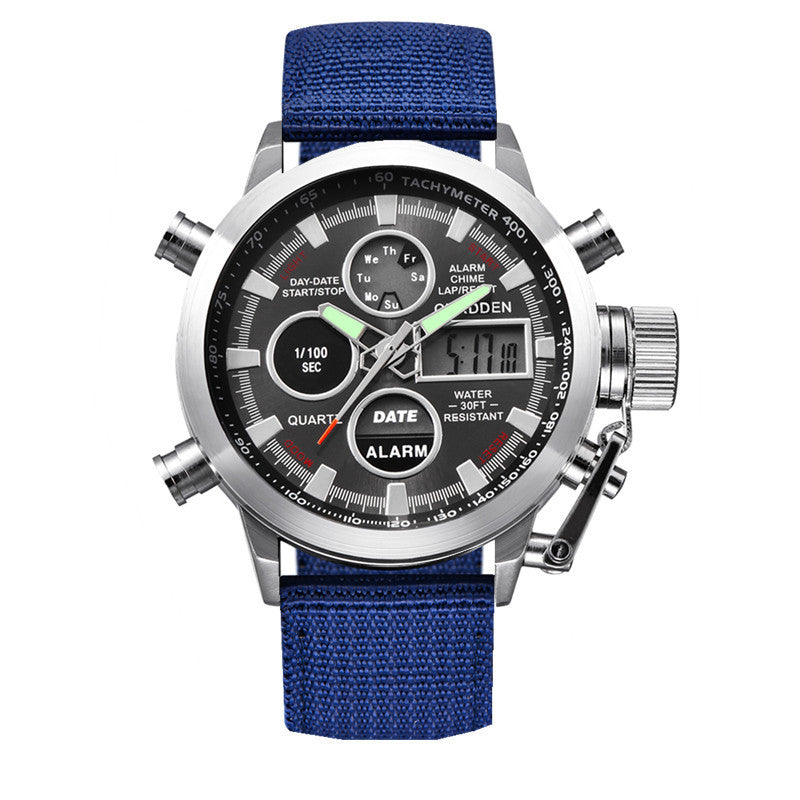 Men's Fashion Belt Multi-functional Watch