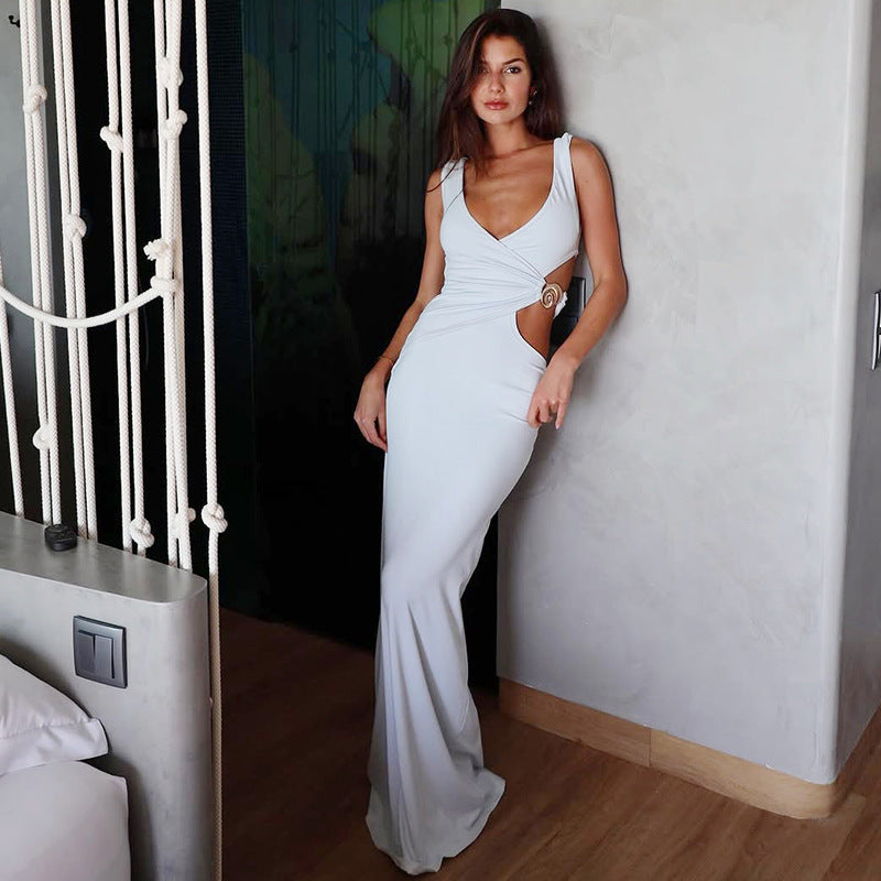 Fashion Sexy Cutout Sheath Women's Dress