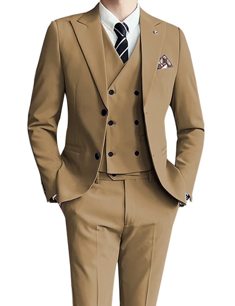 Men's Three-Piece Suit Assorted Colors