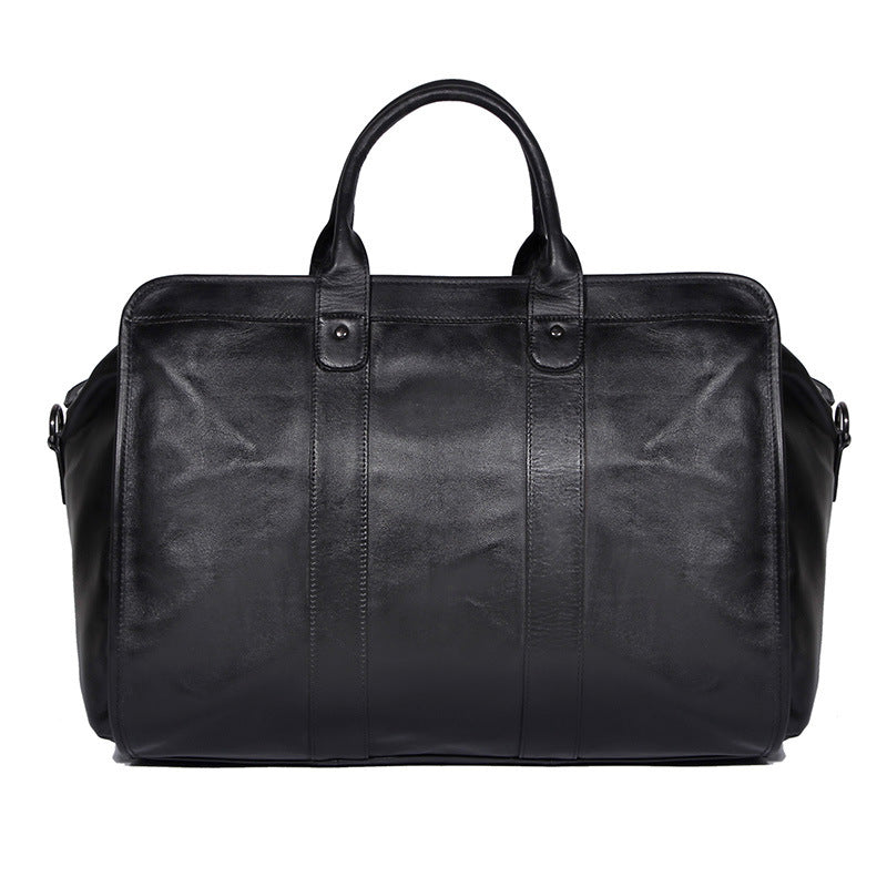 Large Capacity Genuine Leather Travel Luggage Bag Cowhide