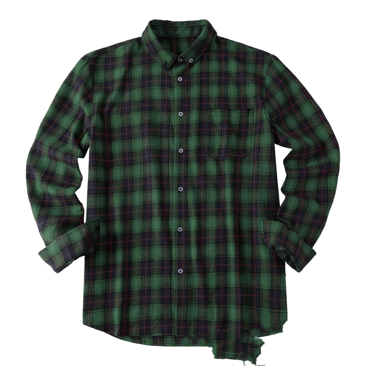 Men's Long Sleeve Plaid Shirt