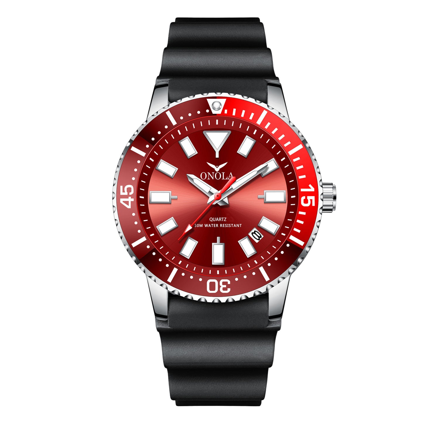 Business Casual Men's Waterproof Tape Quartz Watch