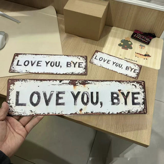 Practical Vintage Metal Wall Sign Decor by GJG Denim