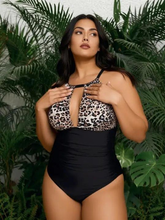Women's One-piece Casual Swimsuit by GJG Denim