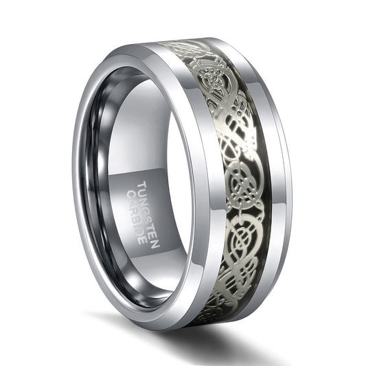 Personalized Men's High Sense Tungsten Ring