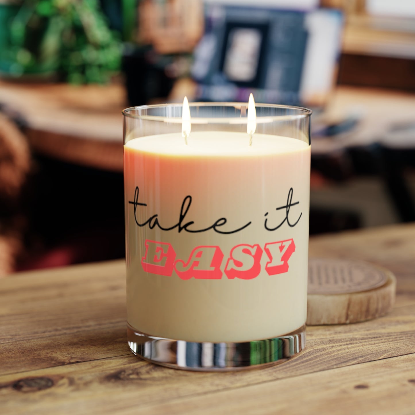 Take It Easy Scented Candle - Relaxing 11oz Aromatherapy