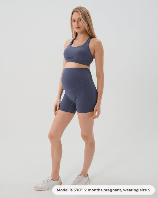 AXK CORE Maternity Bike Short - Blue