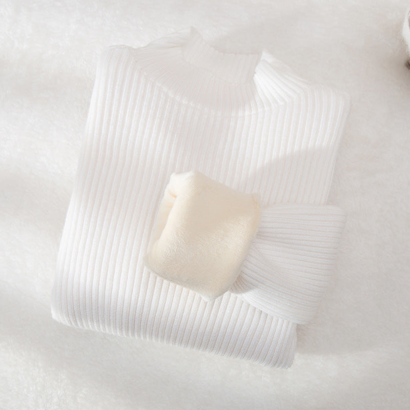 Children's Mock Neck Sweater Knitwear Top