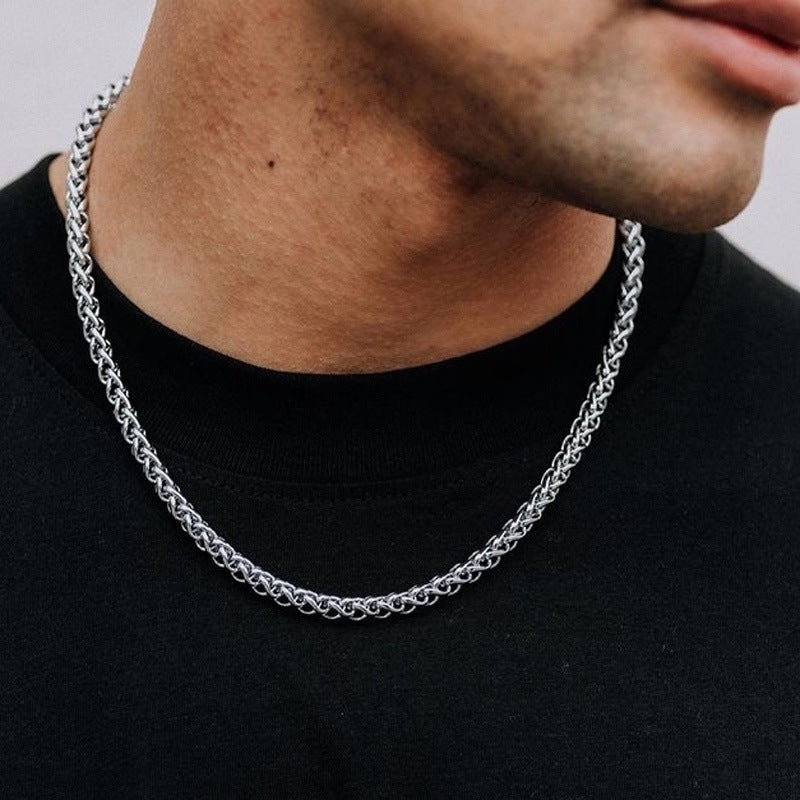 Men's Luxury Elegant Gold Color Chain Necklace