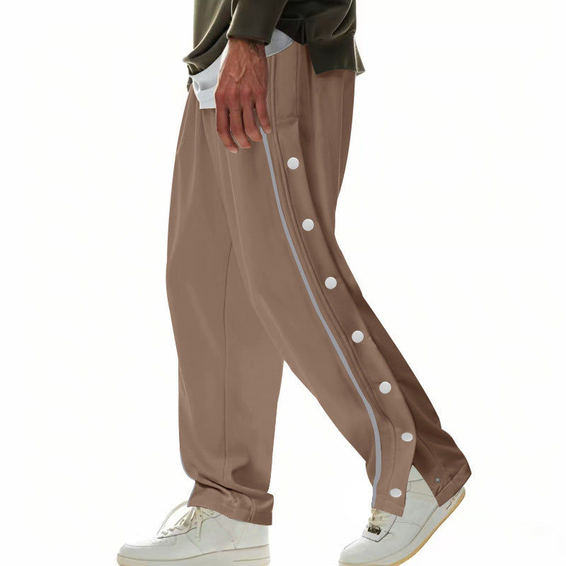 Men's Basketball Tear And Pull Sports Casual Sweatpants