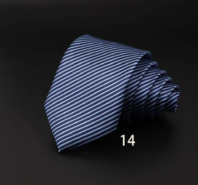 Men's Striped Polyester Fiber Ties