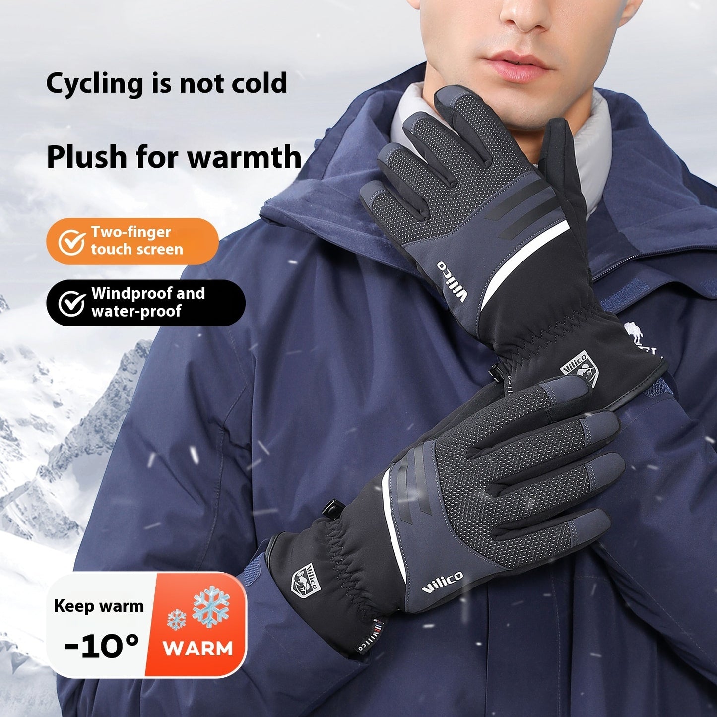 Men's Non-slip Cold Wear-resistant Gloves