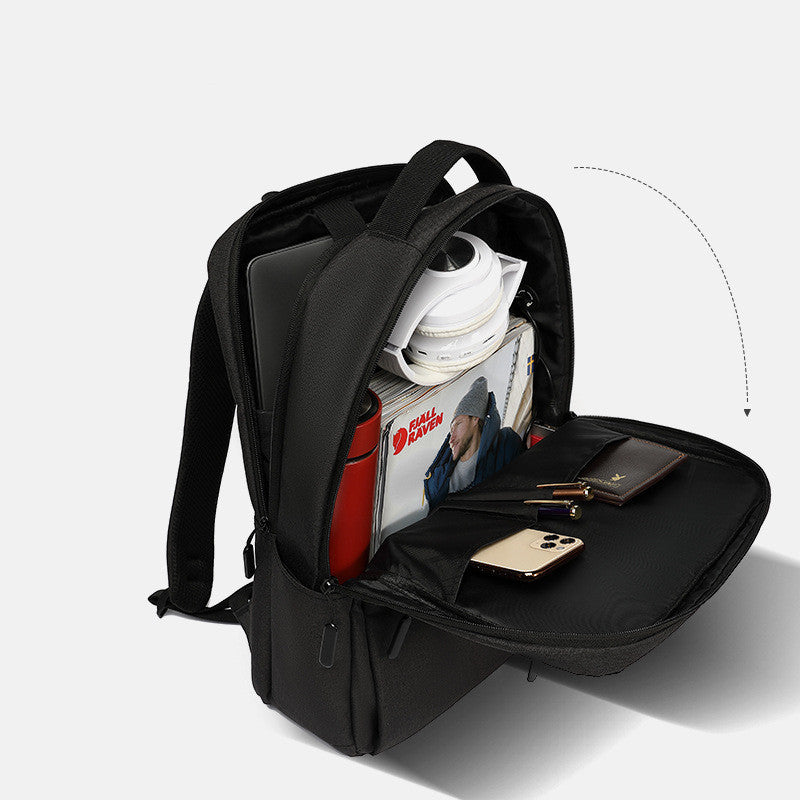 Men's Casual Business Computer Bag Usb Large Capacity Travel Student Outdoor Backpack