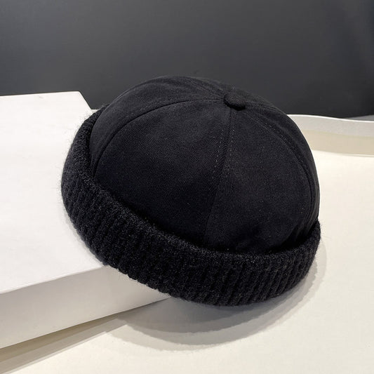 Men's Deerskin Velvet Beret Hat