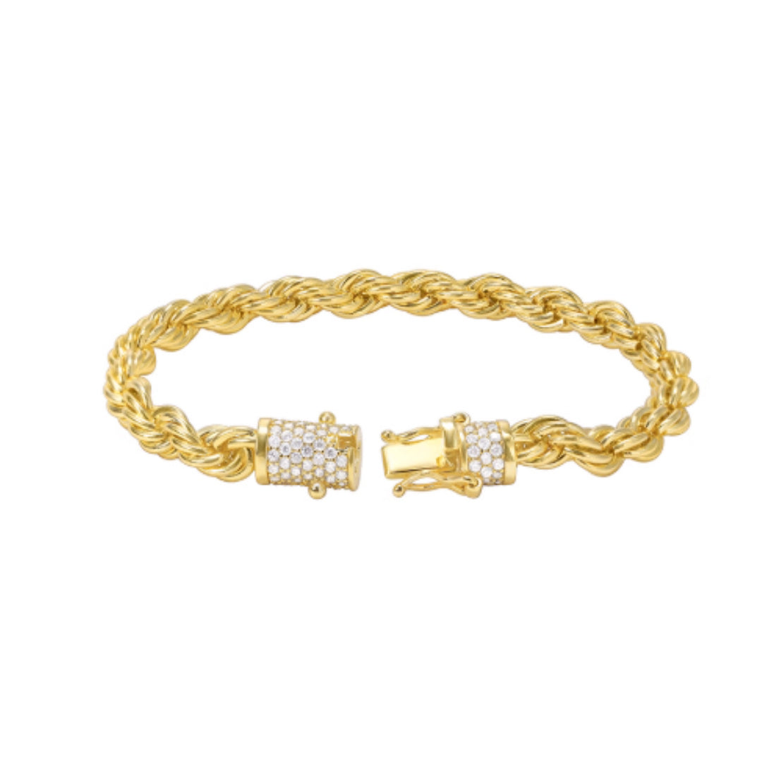 Men's Gold Twist Bracelet