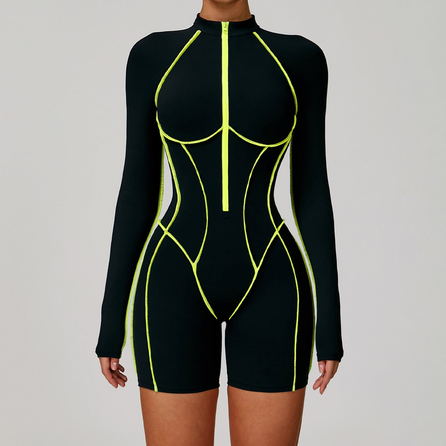 Tight Workout Clothes High-strength Sports Jumpsuit 9318
