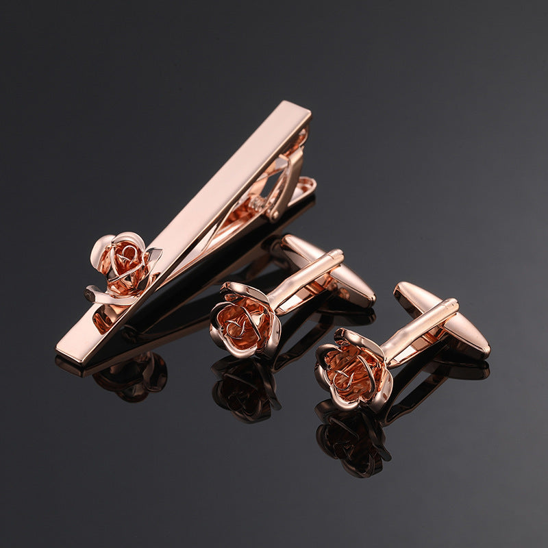 Men's  Tie Clip and Cufflinks Set