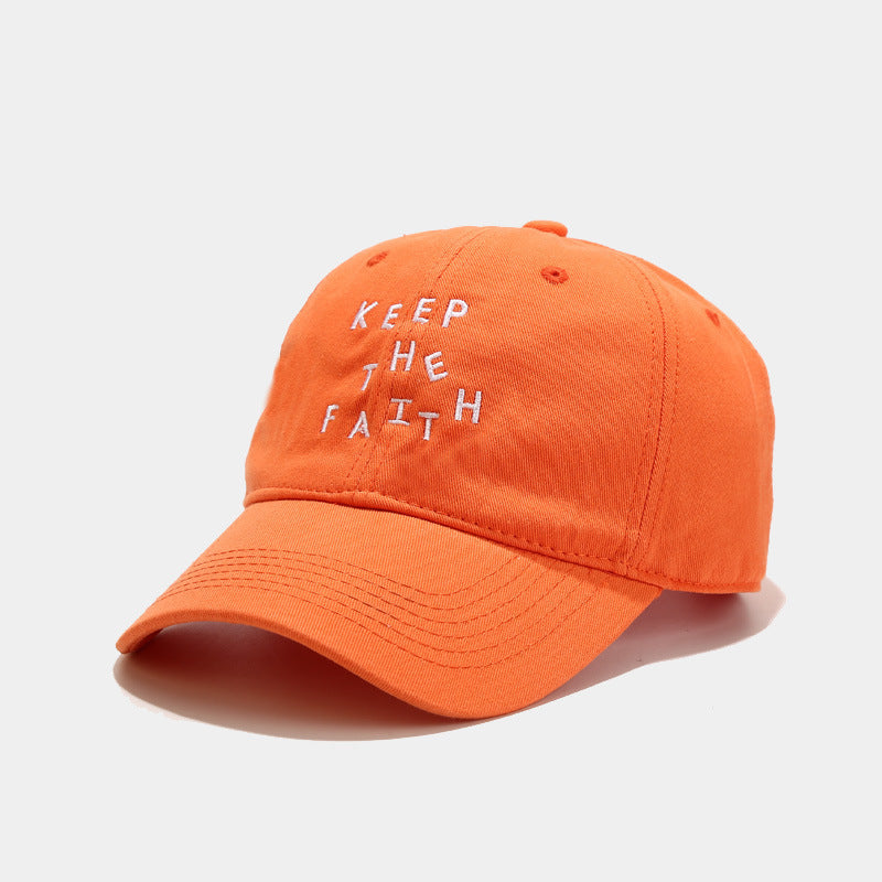Men's "Keep The Faith" Embroidered Baseball Cap