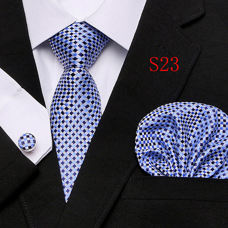 Men's Paisley Series Ties Three-piece Set