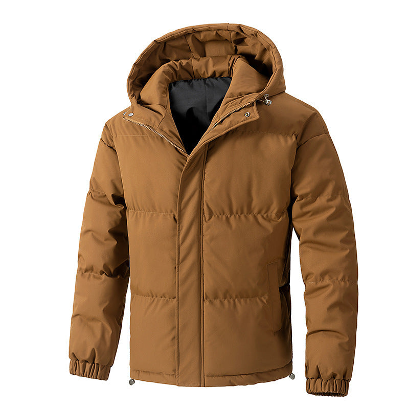 Men's Winter Loose Hooded Cotton-padded Jacket