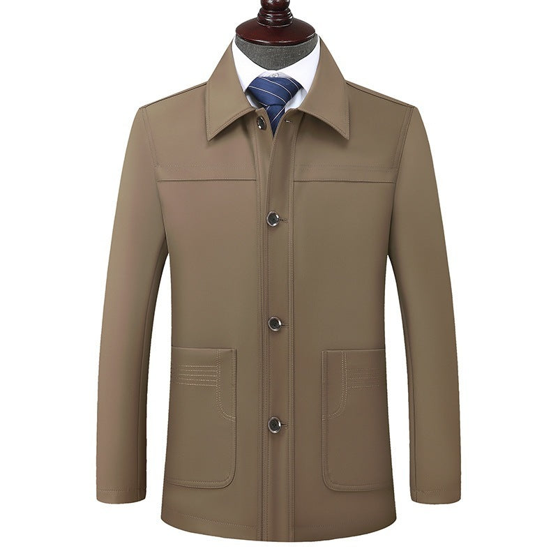 Men's Turn-down Collar Coat
