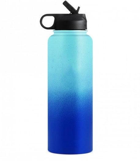 Stainless Steel Wide-mouth Outdoor Sports Vacuum Flask by GJG Denim