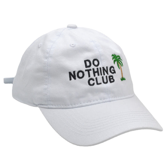 Men's "Do Nothing Club" Palm Embroidery Baseball Cap