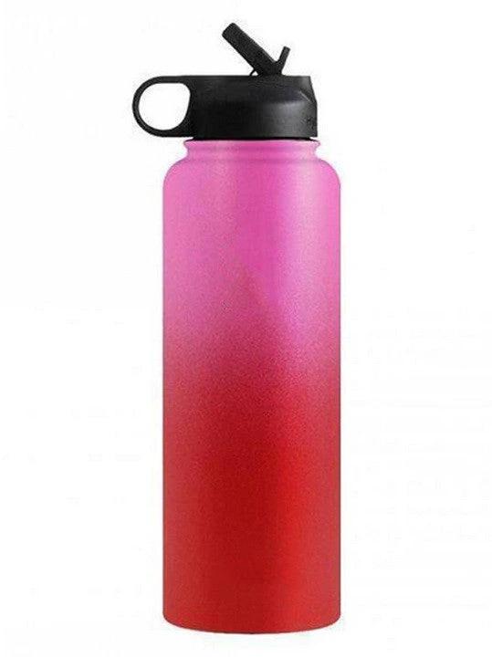Stainless Steel Wide-mouth Outdoor Sports Vacuum Flask by GJG Denim