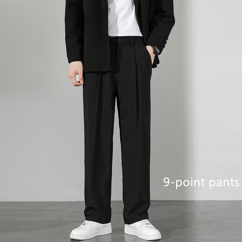 Men's Slim Fit Business Casual Thin Pants