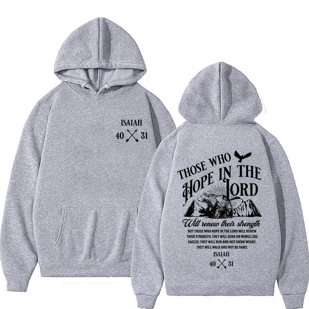 Men's Christian Print Hoodies