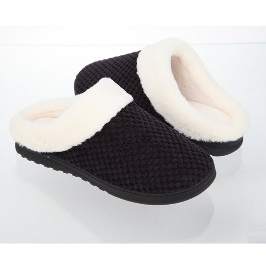 Mem's Indoor Warm High Elasticity Sponge Slippers