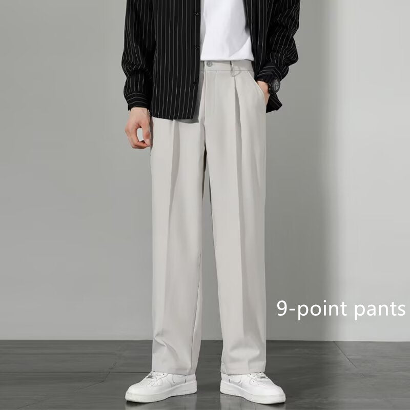 Men's Slim Fit Business Casual Thin Pants