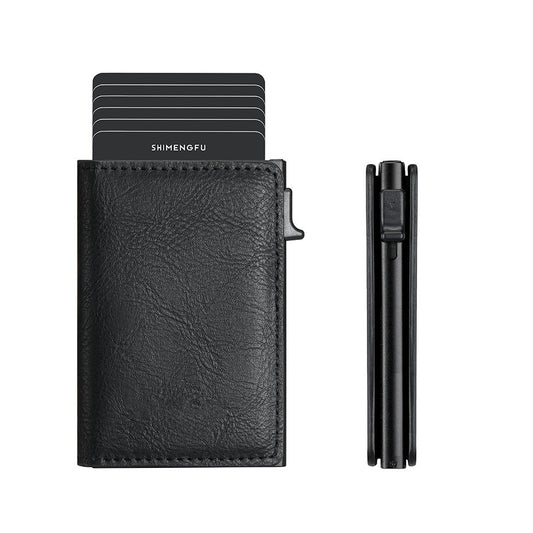 Pop-up Aluminum Alloy Card Package Wallet For Men