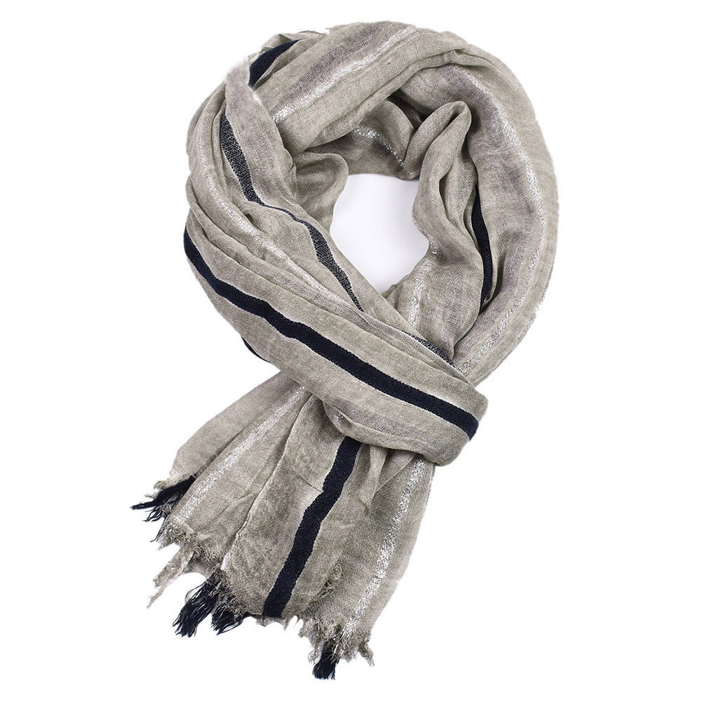 Men's Retro Striped Scarf