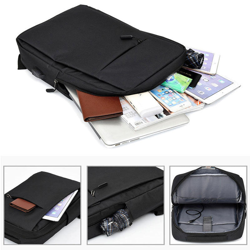 Men's Laptop Backpack With USB Design