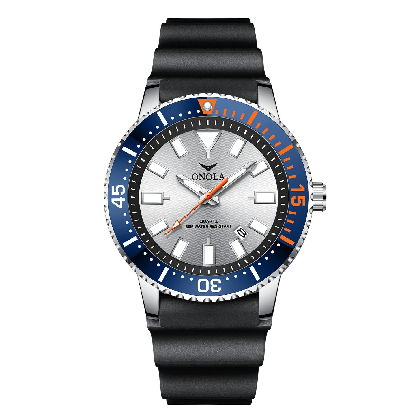Business Casual Men's Waterproof Tape Quartz Watch