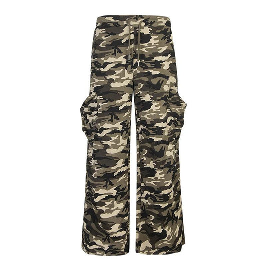 jogger sweatpants Loose Camouflage Pants Women by GJG Denim