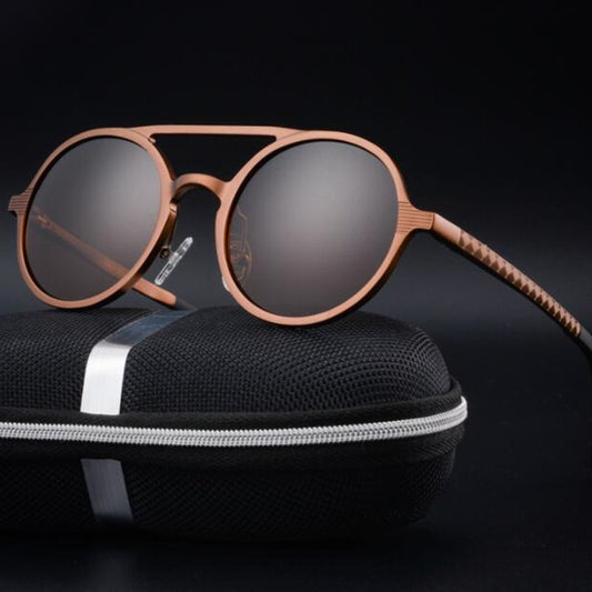 Retro Round Sunglasses For Men